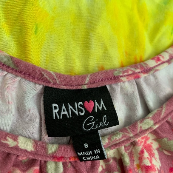 Girls Floral & Solid Dress Bundle - Picture 3 of 7